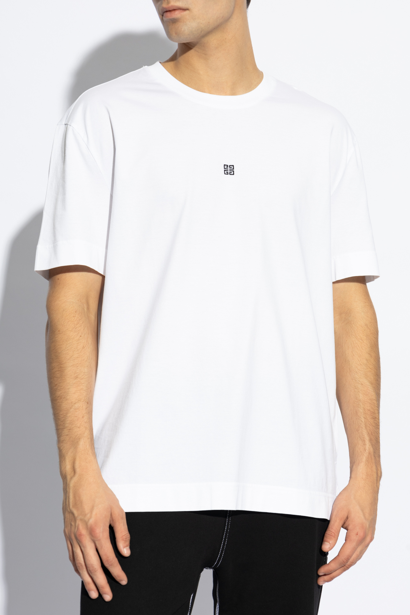 White T-shirt with embroidered logo Givenchy - Vitkac AS